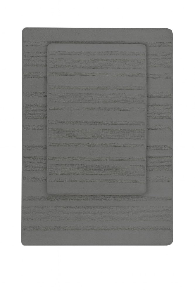 2-Piece Bath Mat Set – 100% Cotton