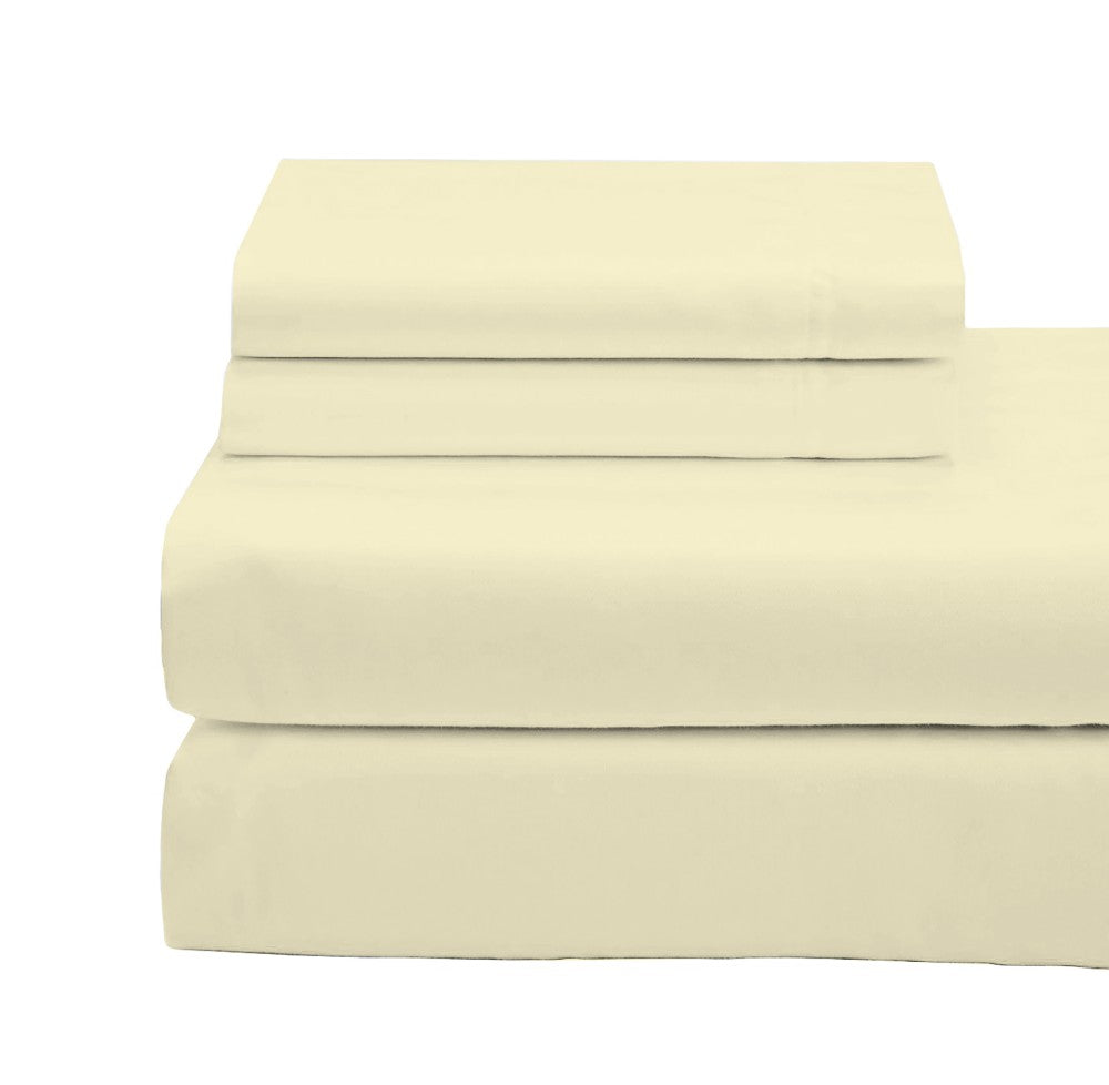 4-Piece 100% Certified Organic Cotton Sheet Set – 500 TC