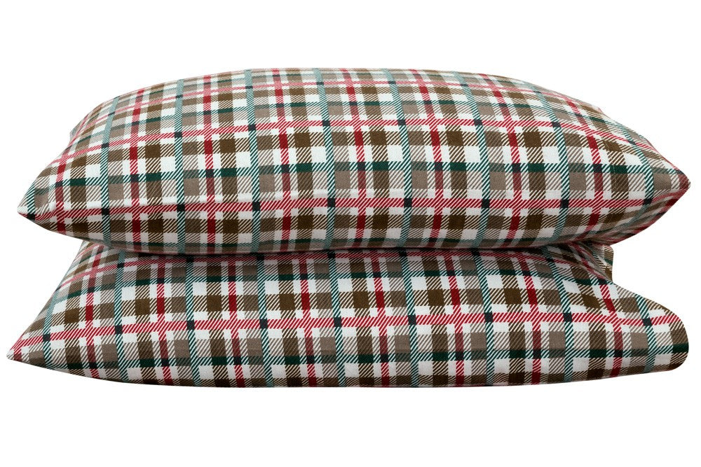 4-Piece Printed Flannel Sheet Set – 100% Cotton