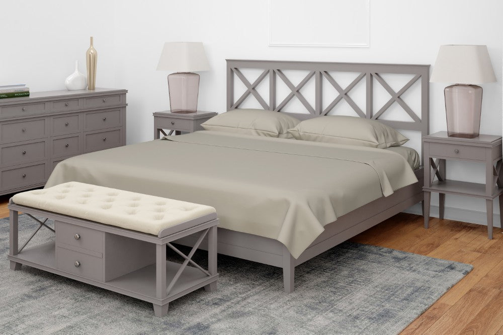4-Piece 100% Certified Organic Cotton Sheet Set – 600 TC