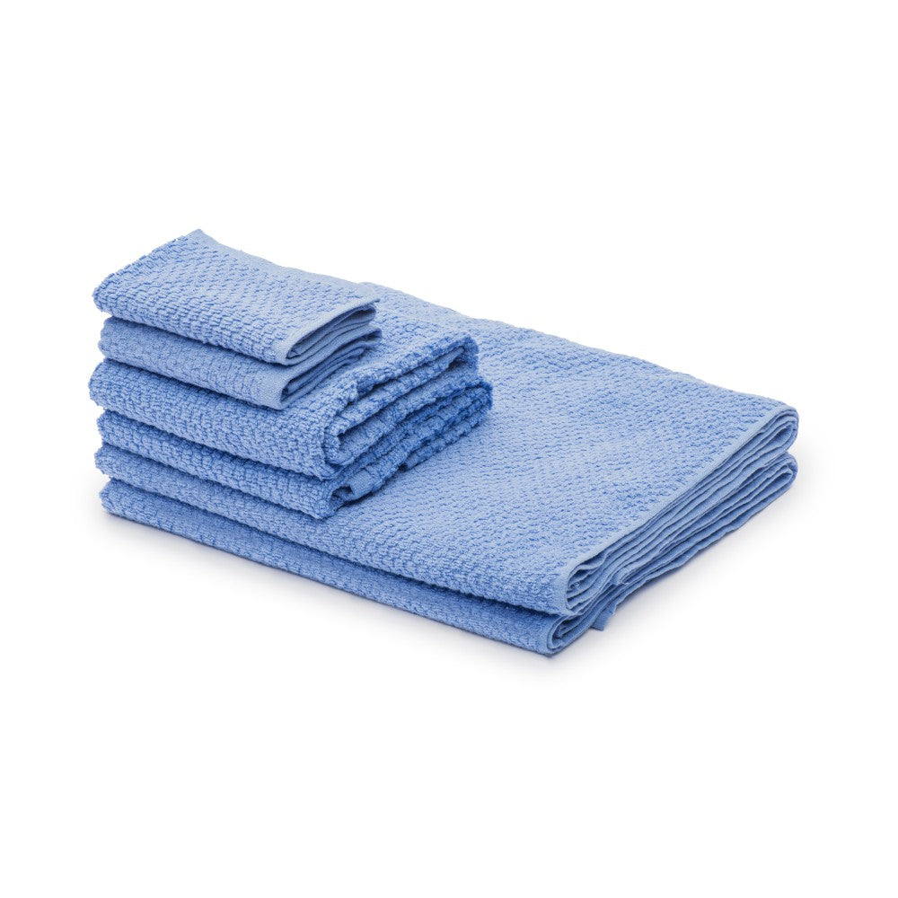6-Piece Towel Set – 100% Zero Twist Cotton