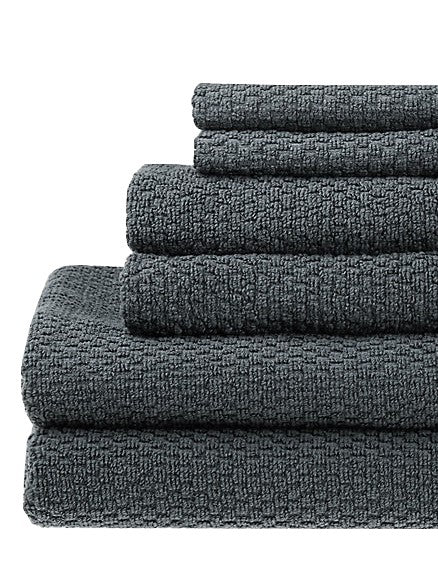 6-Piece Towel Set – 100% Zero Twist Cotton