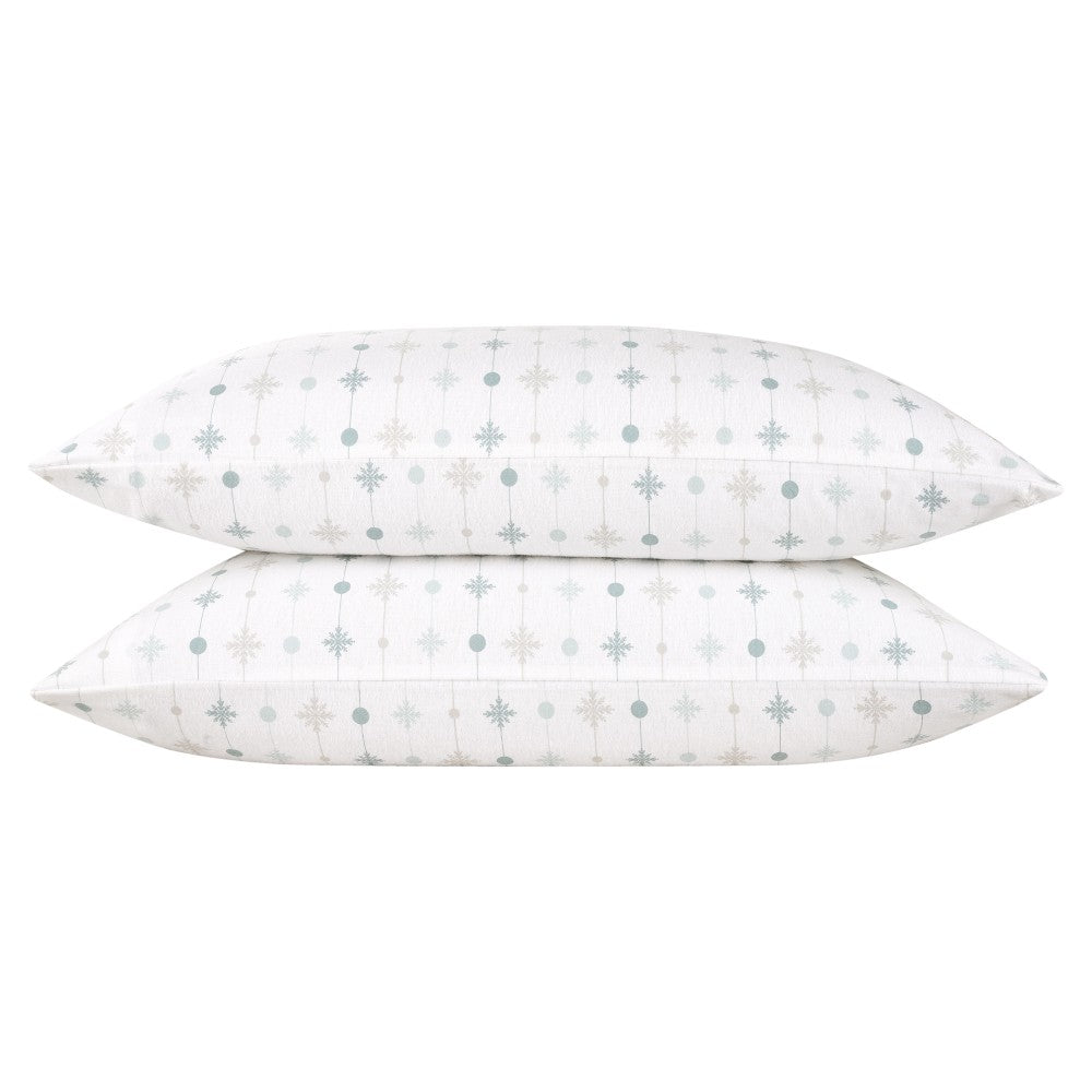 4-Piece Printed Flannel Sheet Set – 100% Cotton