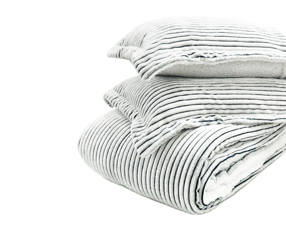 3-Piece Plush & Sherpa Comforter Set