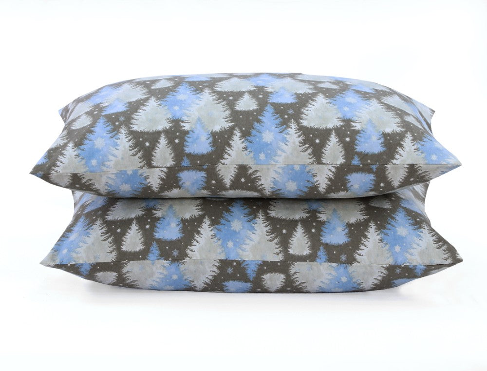 4-Piece Printed Flannel Sheet Set – 100% Cotton