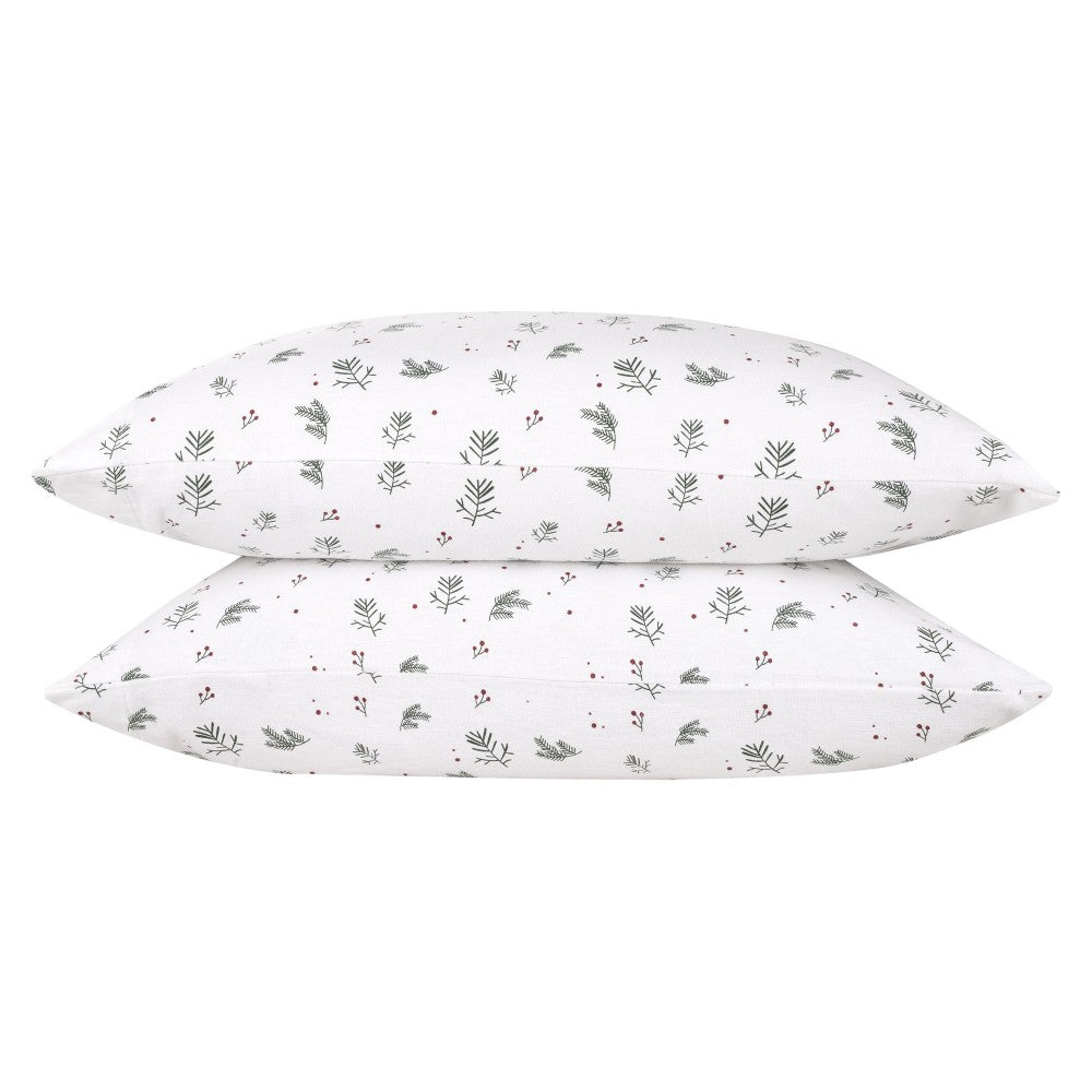 4-Piece Printed Flannel Sheet Set – 100% Cotton