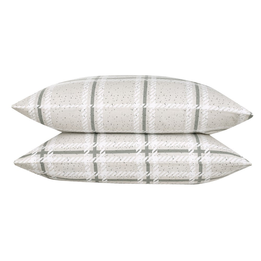 4-Piece Printed Flannel Sheet Set – 100% Cotton
