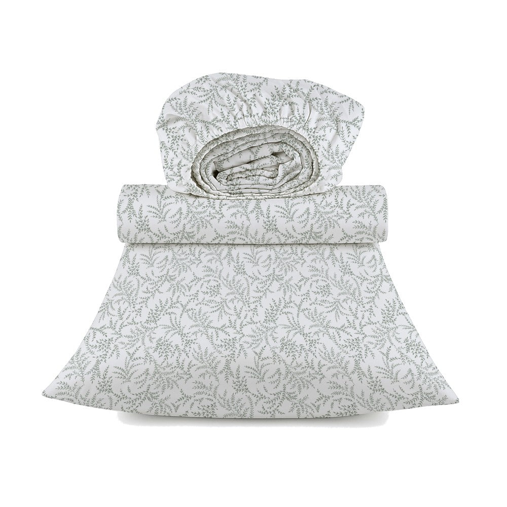 4-Piece 100% Certified Organic Cotton Printed Sheet Set – 250 TC