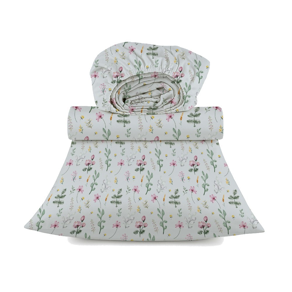 4-Piece 100% Certified Organic Cotton Printed Sheet Set – 250 TC