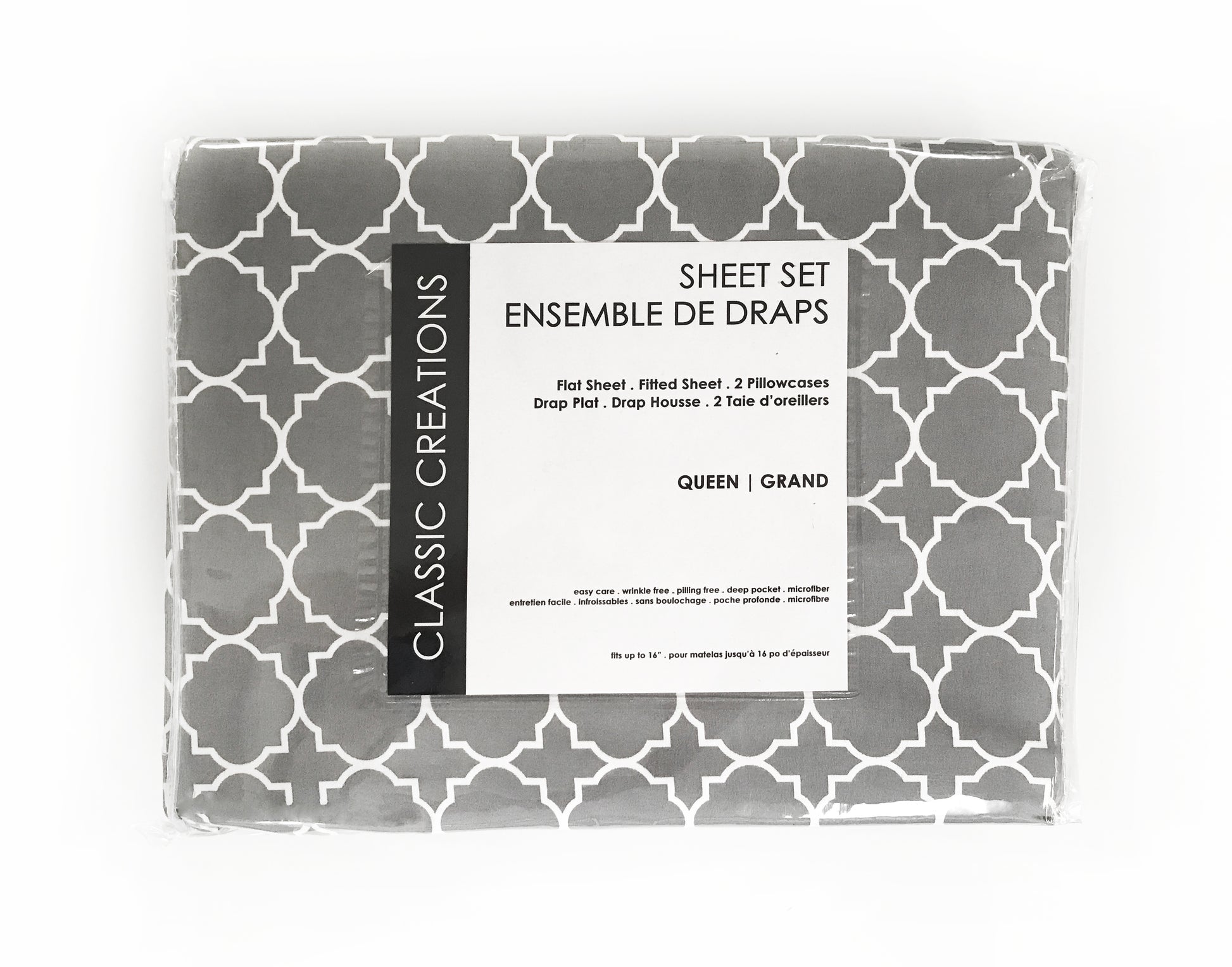 Classic Creation Microfiber 80 GSM Printed Sheet Set