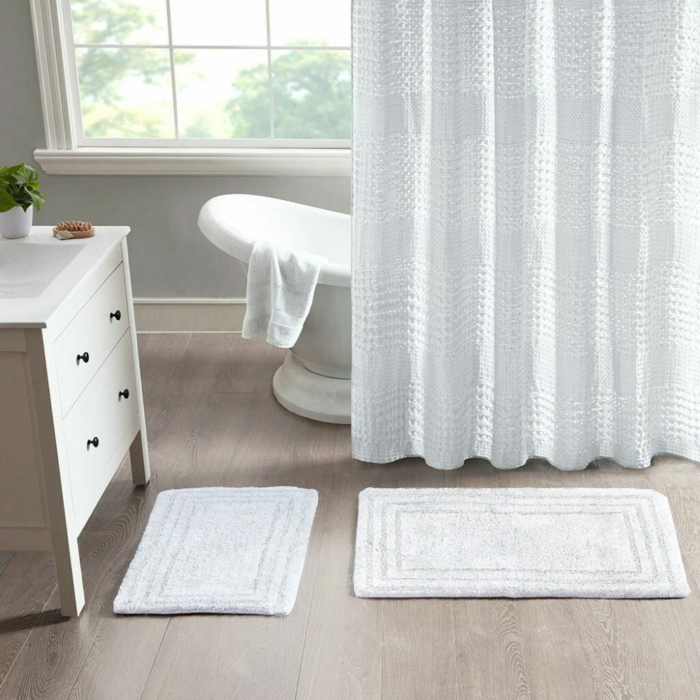 2-Piece Bath Mat Set – 100% Cotton