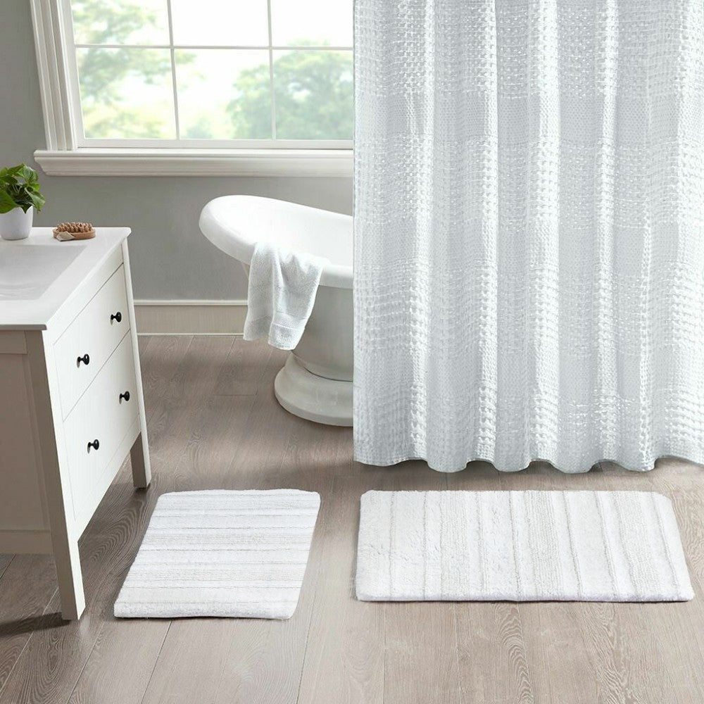 2-Piece Bath Mat Set – 100% Cotton