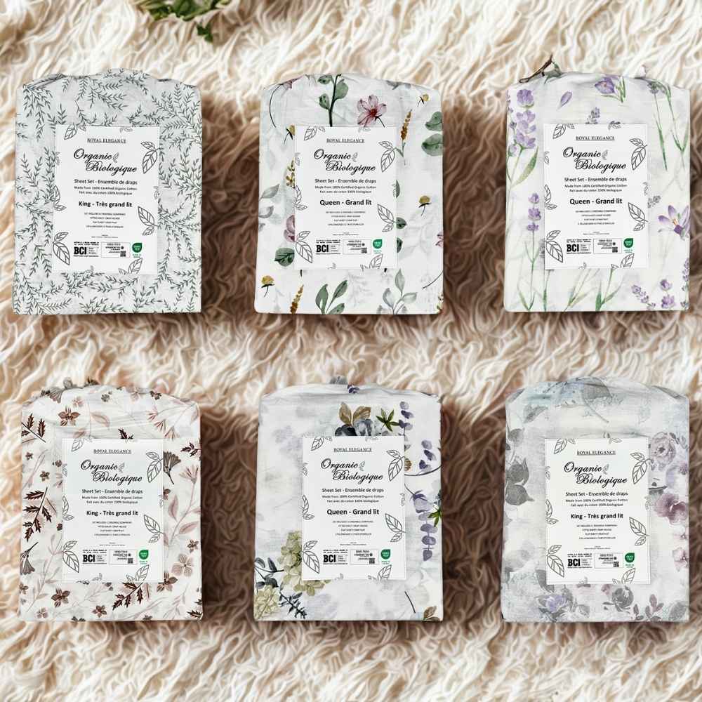 TC-250 Organic Cotton Sheet Set Printed