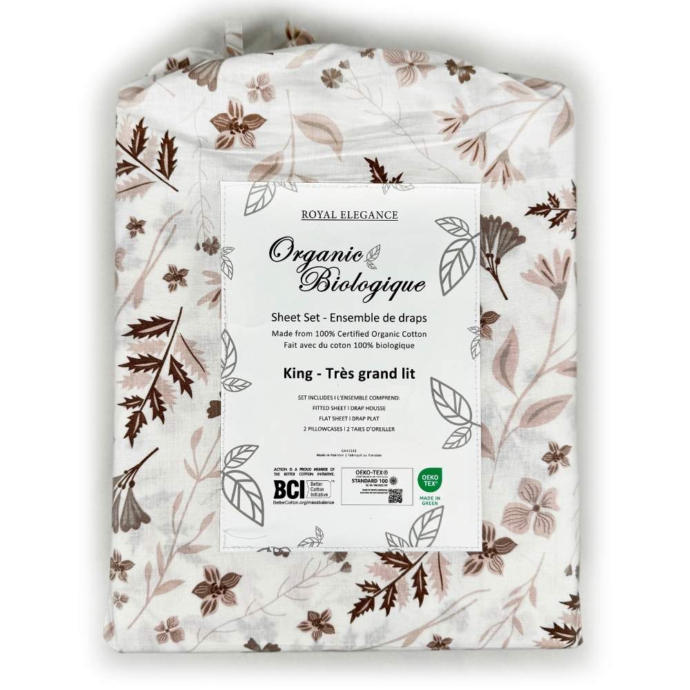 TC-250 Organic Cotton Sheet Set Printed