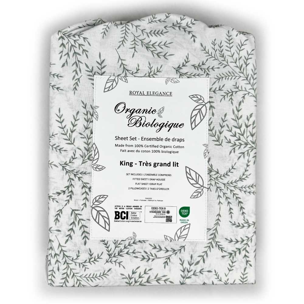 TC-250 Organic Cotton Sheet Set Printed