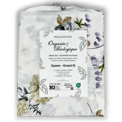 TC-250 Organic Cotton Sheet Set Printed