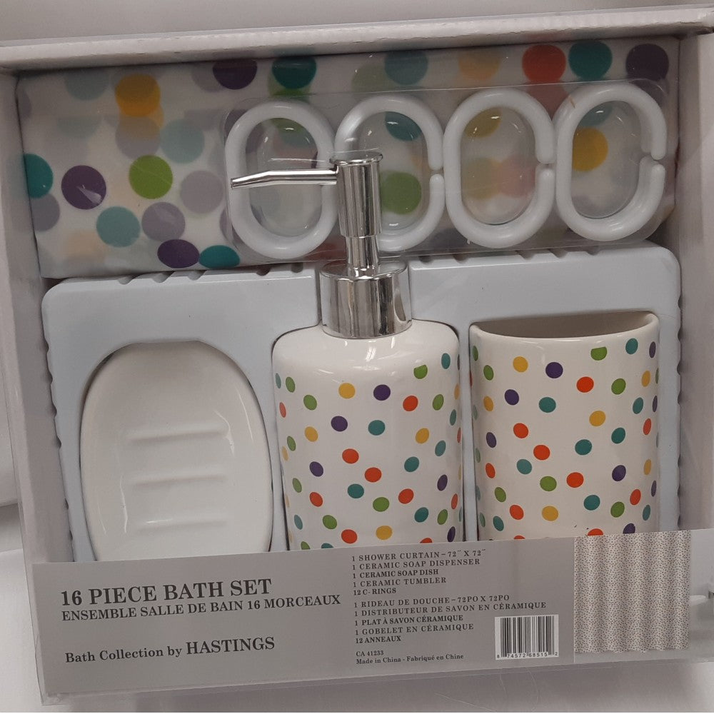 16 Piece Bath Set