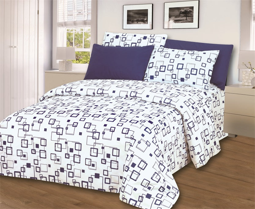 Swiss Collection Duvet Cover Set - Microfiber Printed