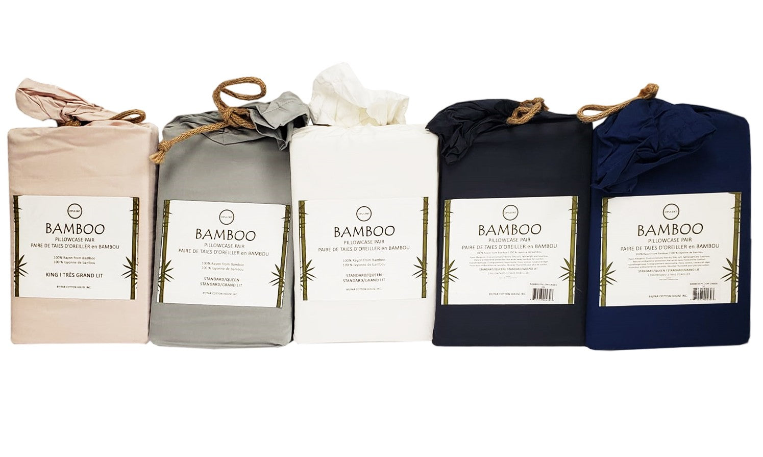 2PK TC-450 Bamboo Pillow Case