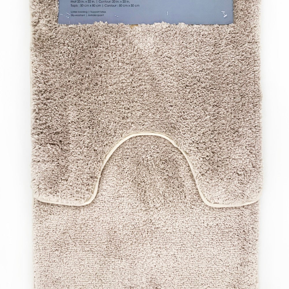 2 Piece Bath Mat Set- STRIPE