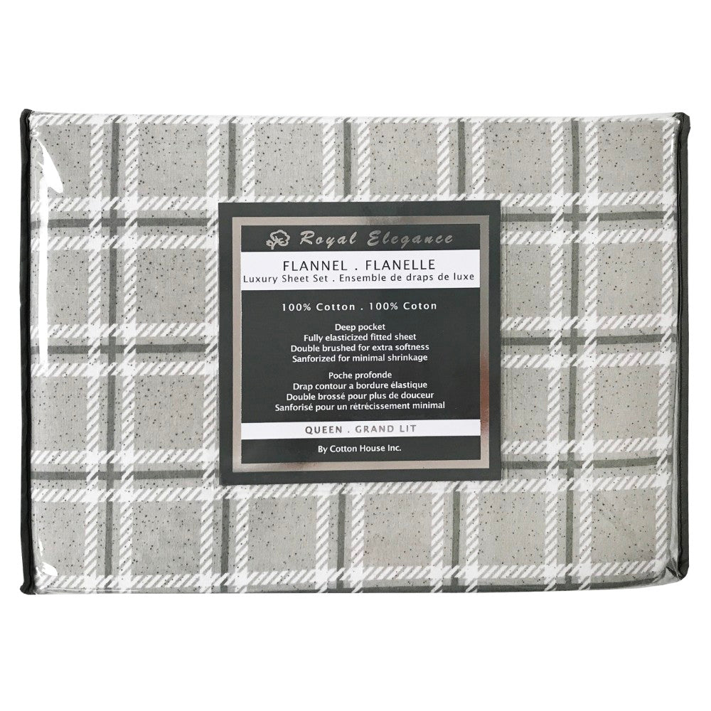 Flannel Sheet Set Printed