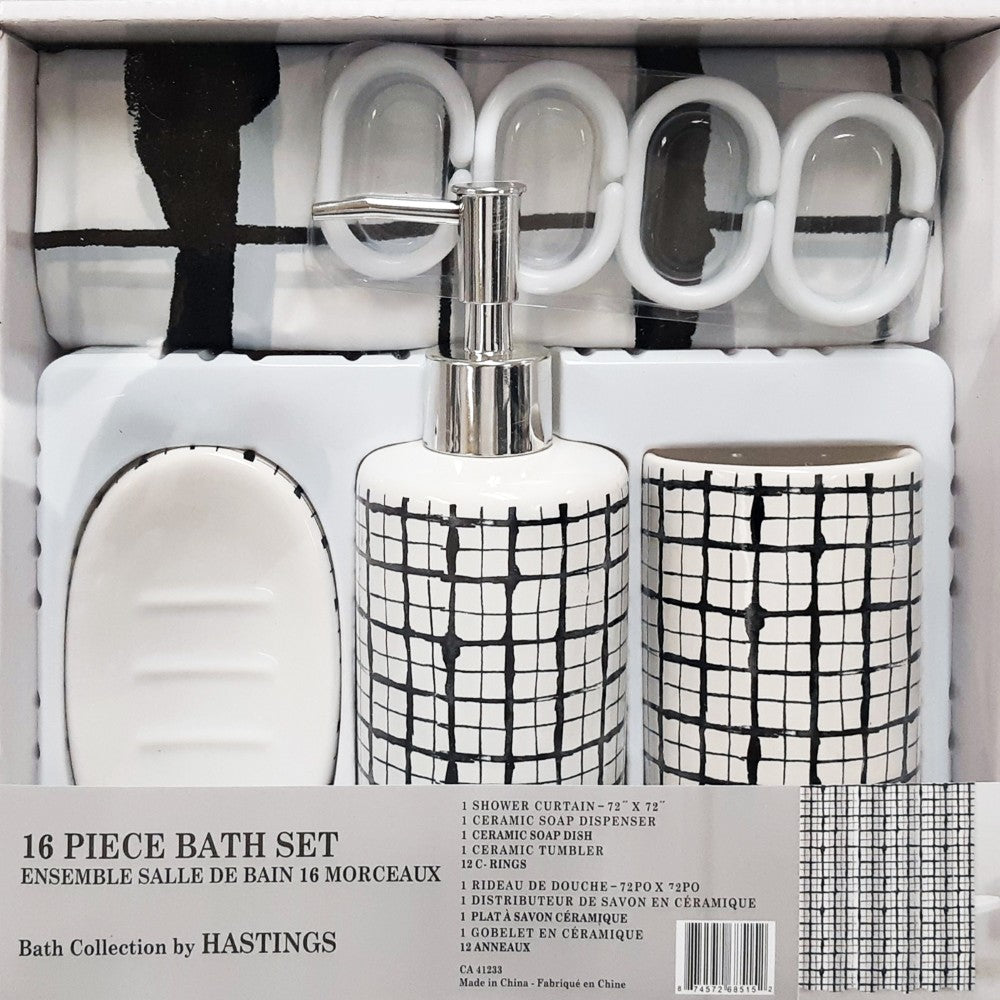 16 Piece Bath Set