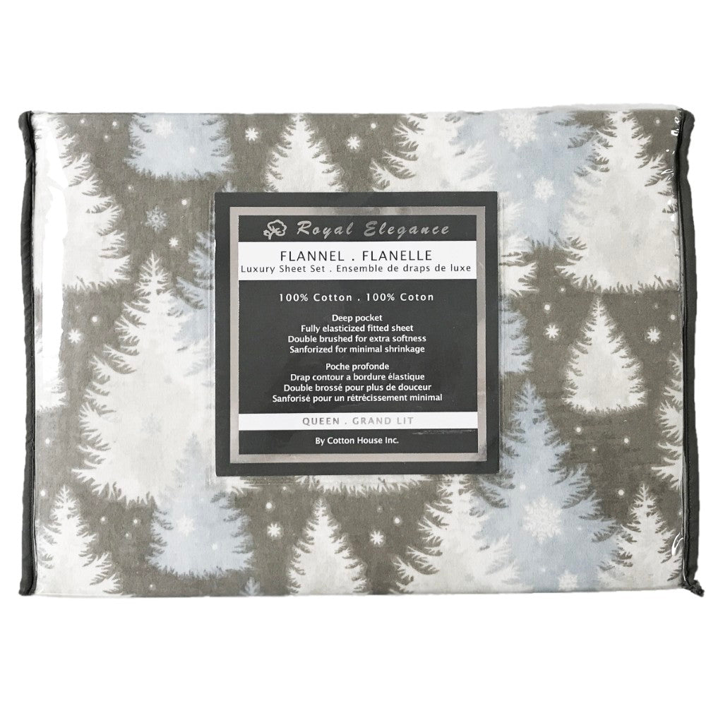 Flannel Sheet Set Printed