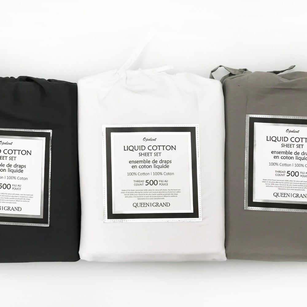 Sheet Set, TC-500, 100% Liquid Cotton