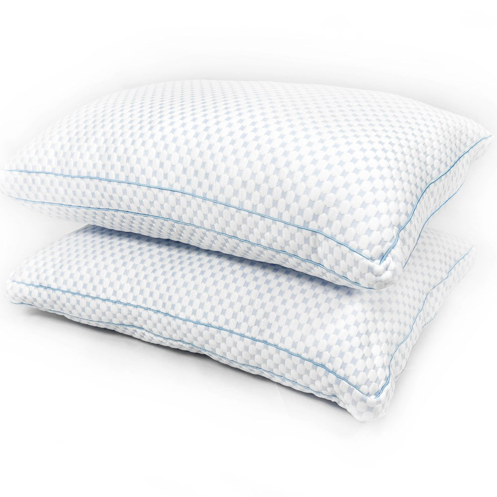 Cooling Pillow Blue Gusseted