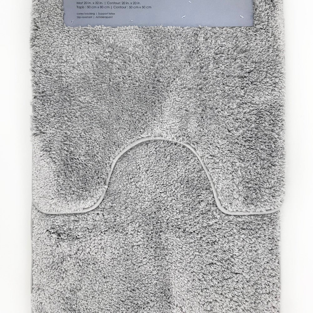2 Piece Bath Mat Set- STRIPE
