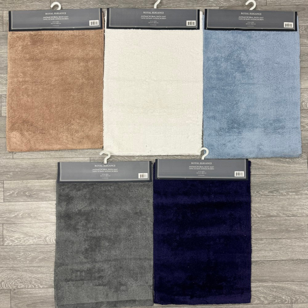 1PC Anti Microbial Bath Mat 21x34"- Assorted