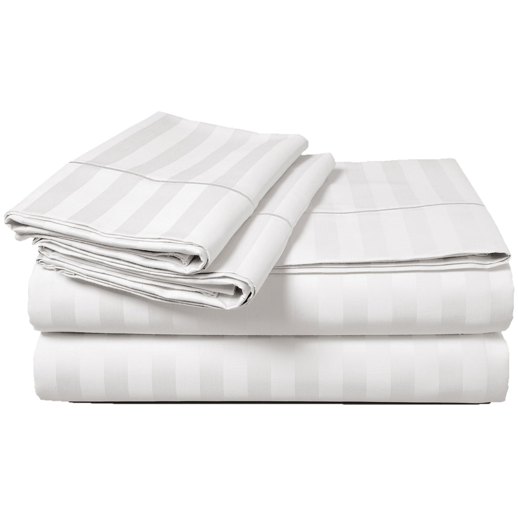 TC-450 Stripe White Sheet Set