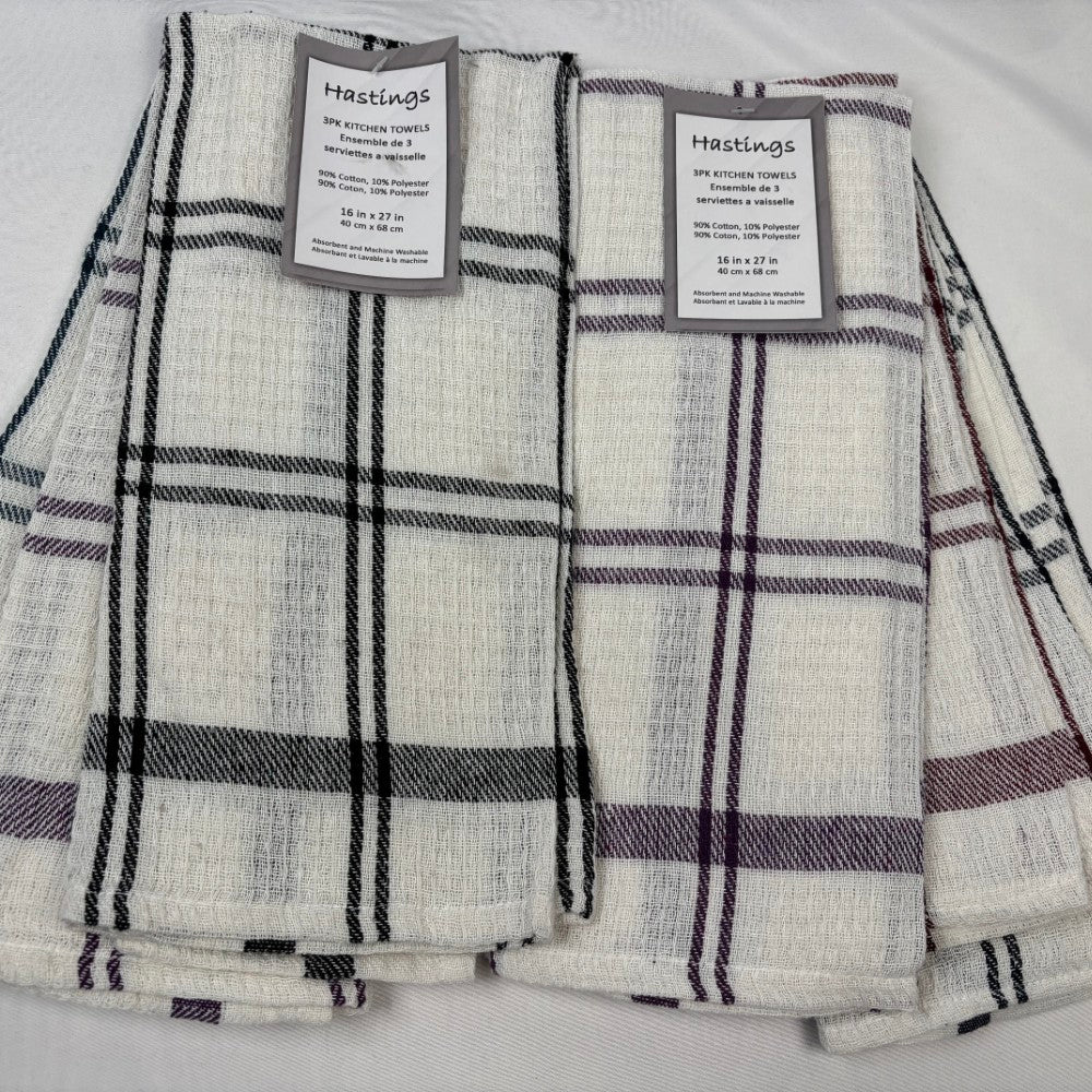 Hastings 3 PK Kitchen Towels