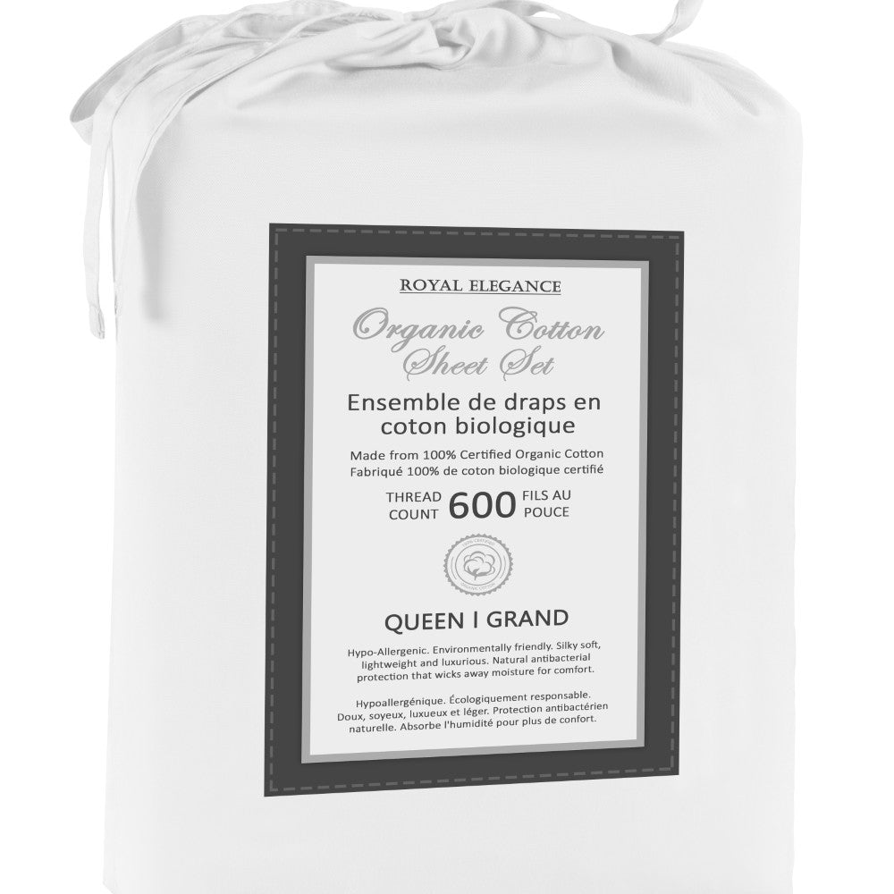 TC-600 Organic Cotton Sheet Set
