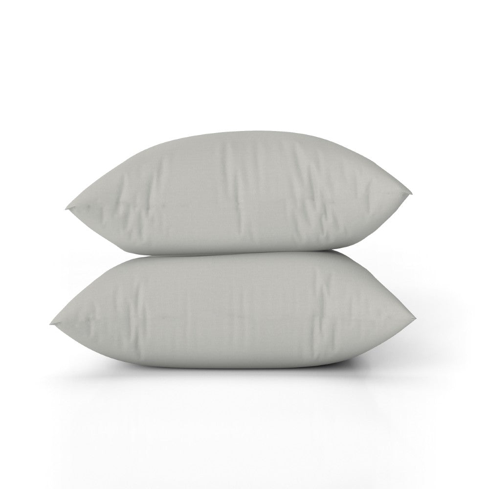 2PK Microfiber Solid Pillow Case