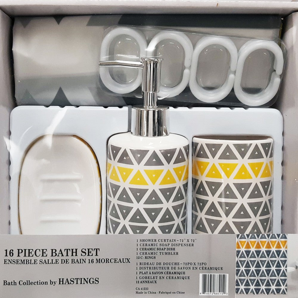 16 Piece Bath Set