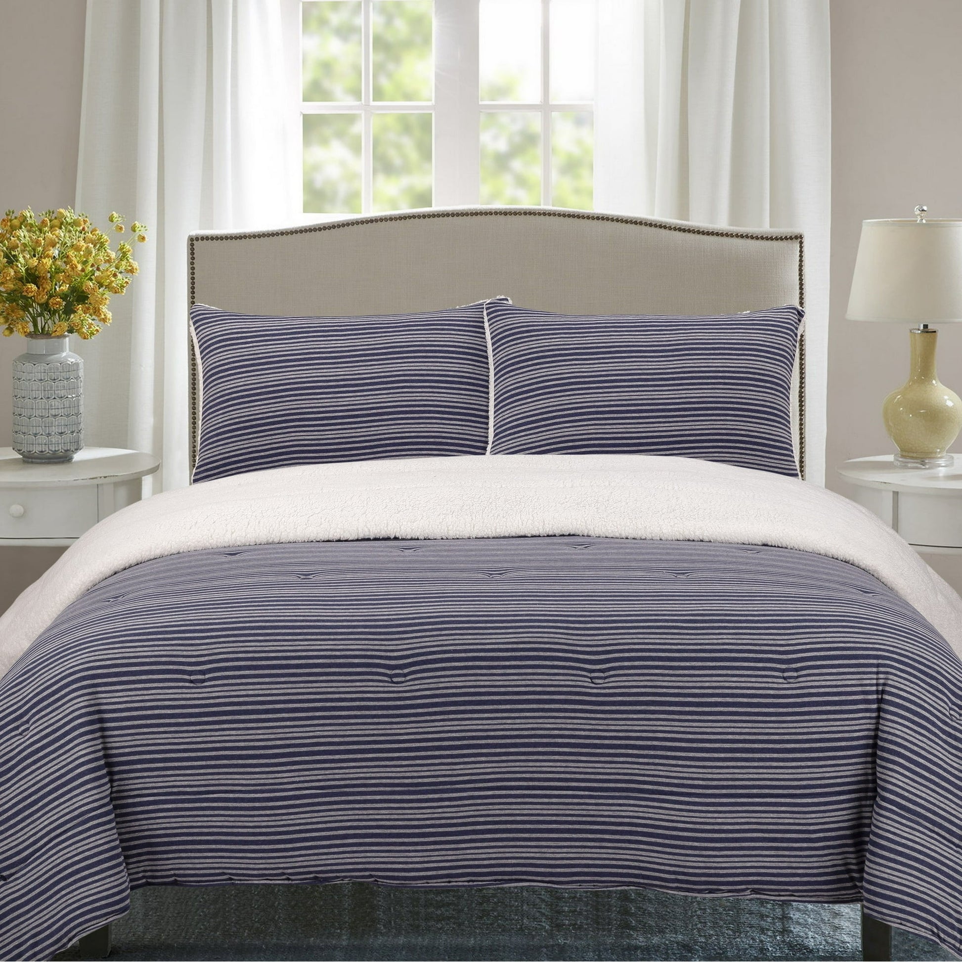 Jersey Sherpa Comforter Set