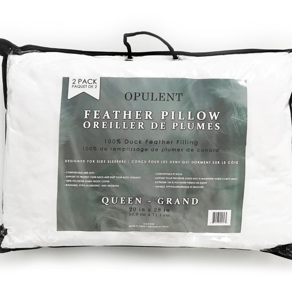 Feather Pillow 2 Pack
