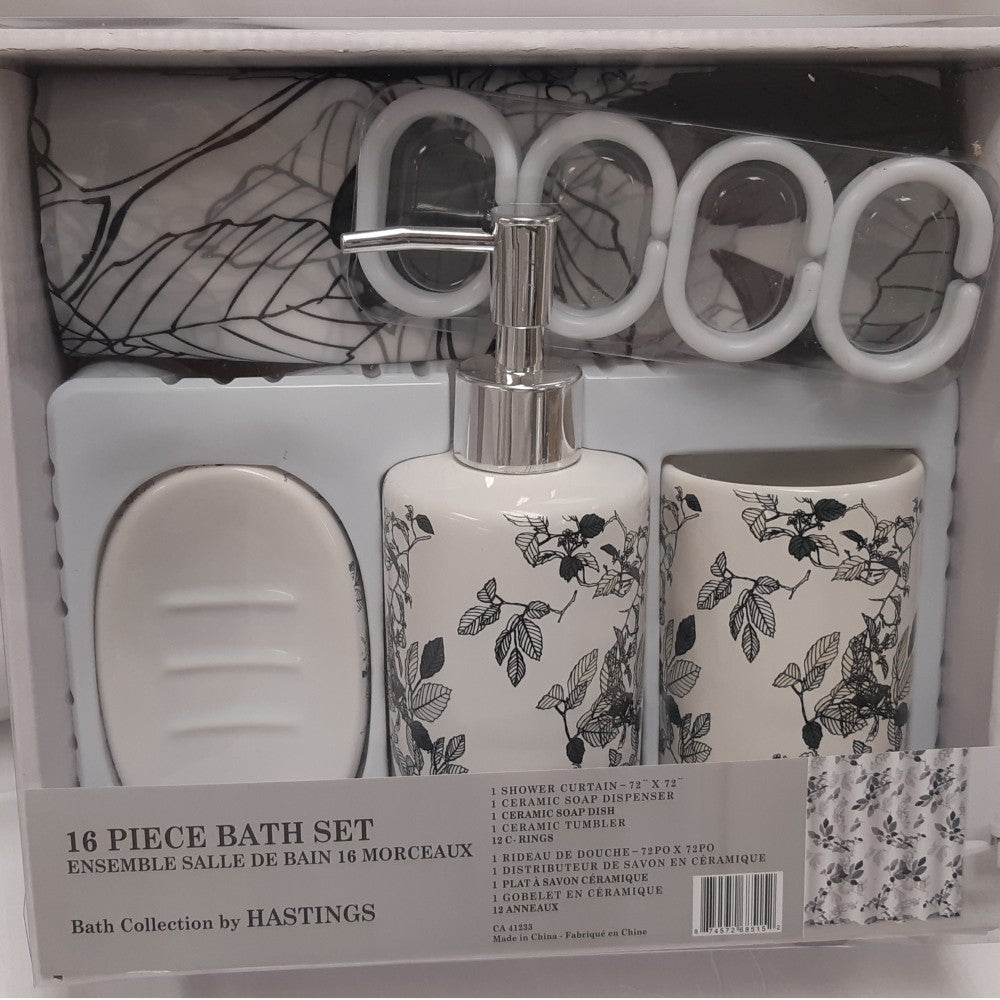 16 Piece Bath Set
