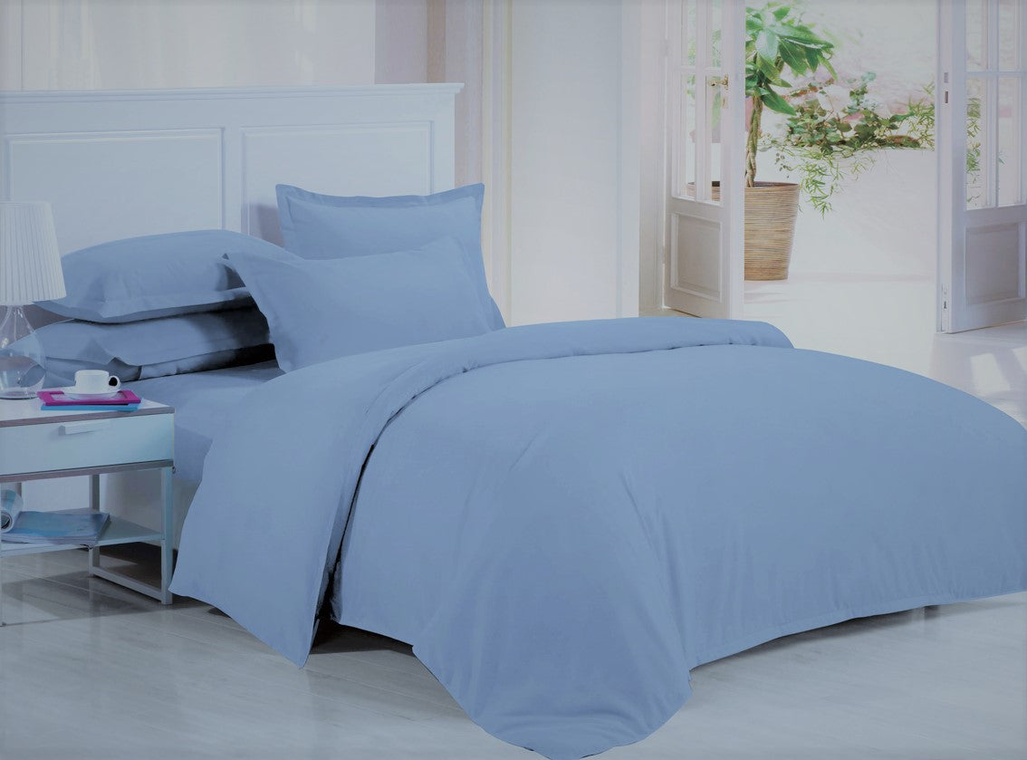 Swiss Collection Duvet Cover Set - Microfiber Solid