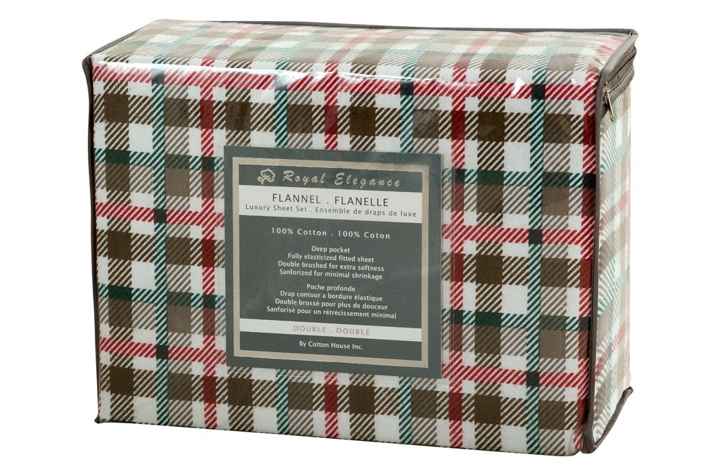 Flannel Sheet Set Printed