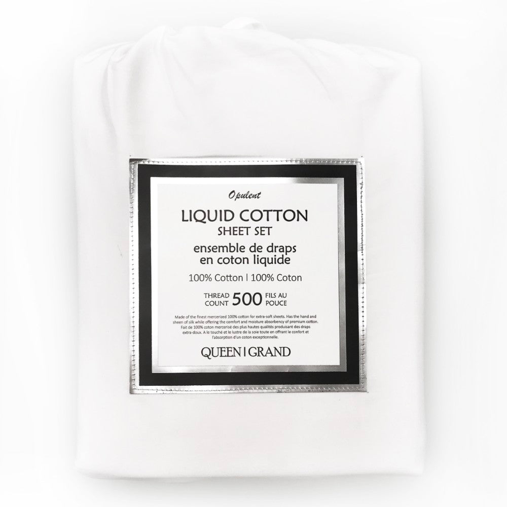 Sheet Set, TC-500, 100% Liquid Cotton