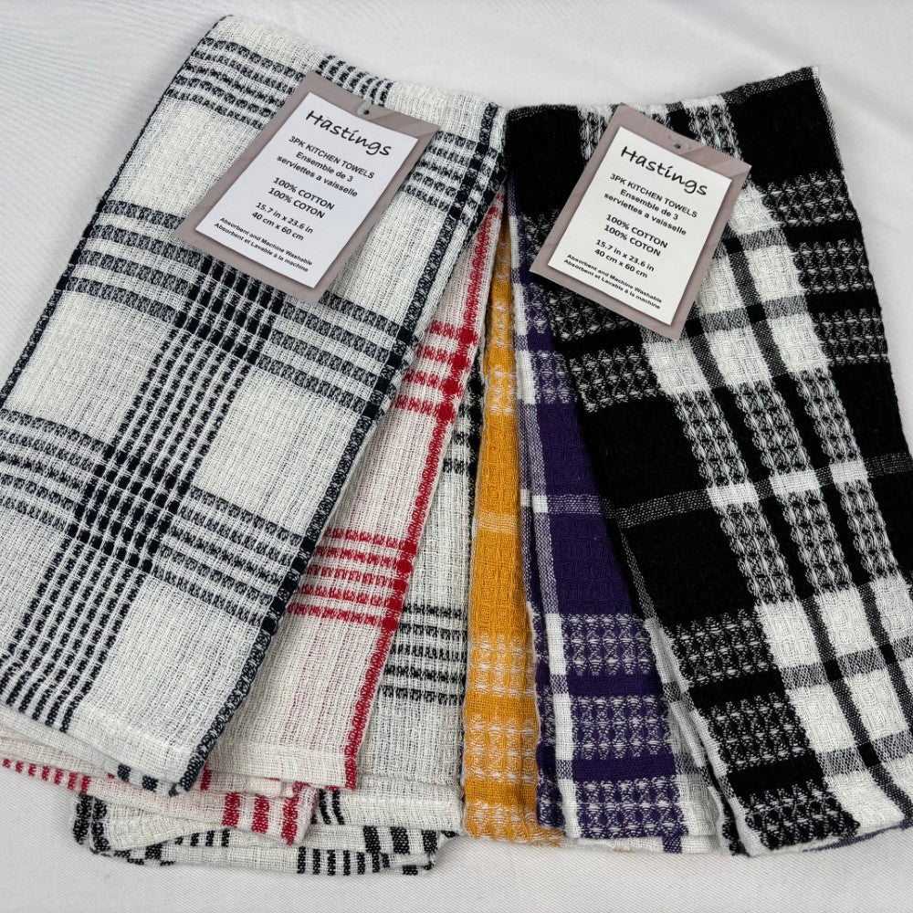 Hastings 3 PK Kitchen Towels